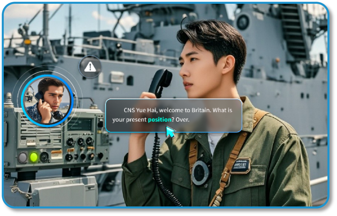 军人交互训练场景